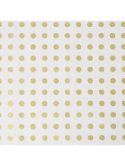 Бумага упаковочная тишью «Золото, горох», 50×70 см