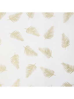 Бумага упаковочная тишью «Листья, золото», 50×70 см