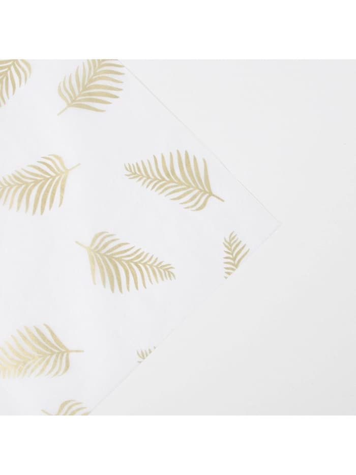 Бумага упаковочная тишью «Листья, золото», 50×70 см