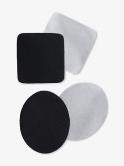 Набор заплаток для одежды, термоклеевые, 7 шт., чёрный