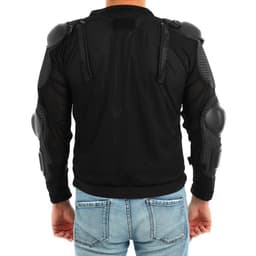 Мотоциклетная куртка с защитой, мужская, размер 48-50, чёрная