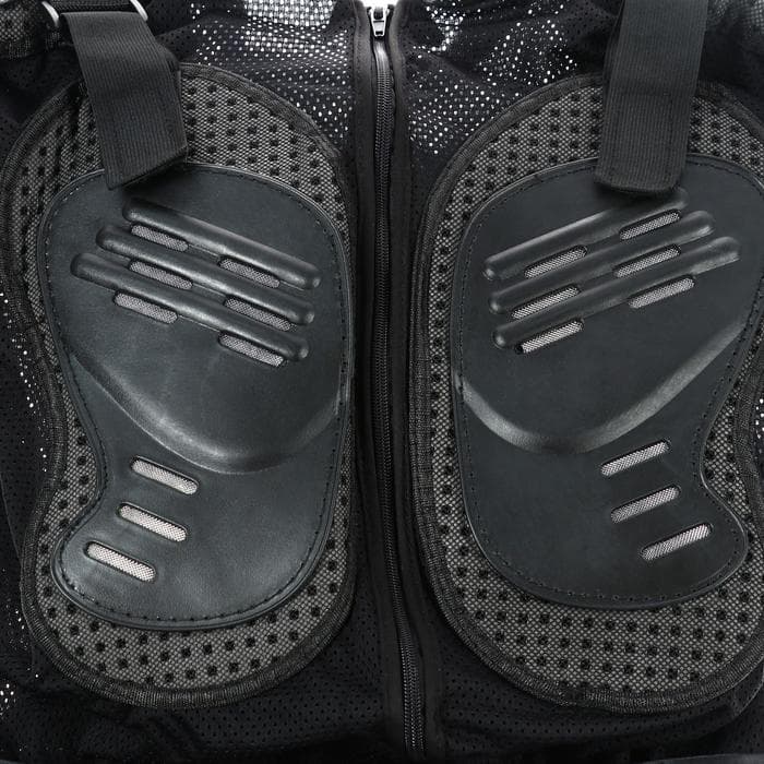 Мотоциклетная куртка с защитой, мужская, размер 48-50, чёрная