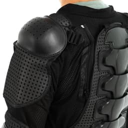 Мотоциклетная куртка с защитой, мужская, размер 48-50, чёрная