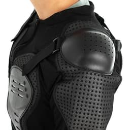 Мотоциклетная куртка с защитой, мужская, размер 48-50, чёрная