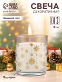 Ароматическая свеча в стакане «Зимний лес»