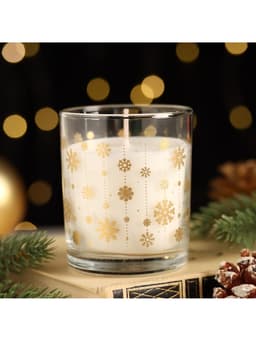 Ароматическая свеча в стакане «Зимний лес»