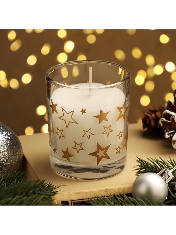 Ароматическая свеча в стакане «Зимний лес»