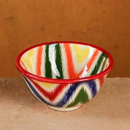 Пиала узбекская Риштанская Керамика «Атлас», 200 мл, d=11.5 см, разноцветная