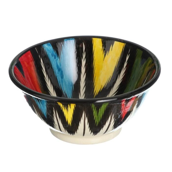 Бульонница узбекская Риштанская Керамика «Атлас», 900 мл, d=18 см, разноцветная