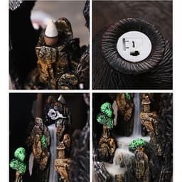 Подставка для благовоний TAKE IT EASY «Ваза», набор благовоний конусы, стелющийся дым, 29×13×12 см