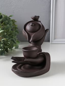 Подставка для благовоний TAKE IT EASY «Чайная церемония», стелющийся дым, 16×14×9 см