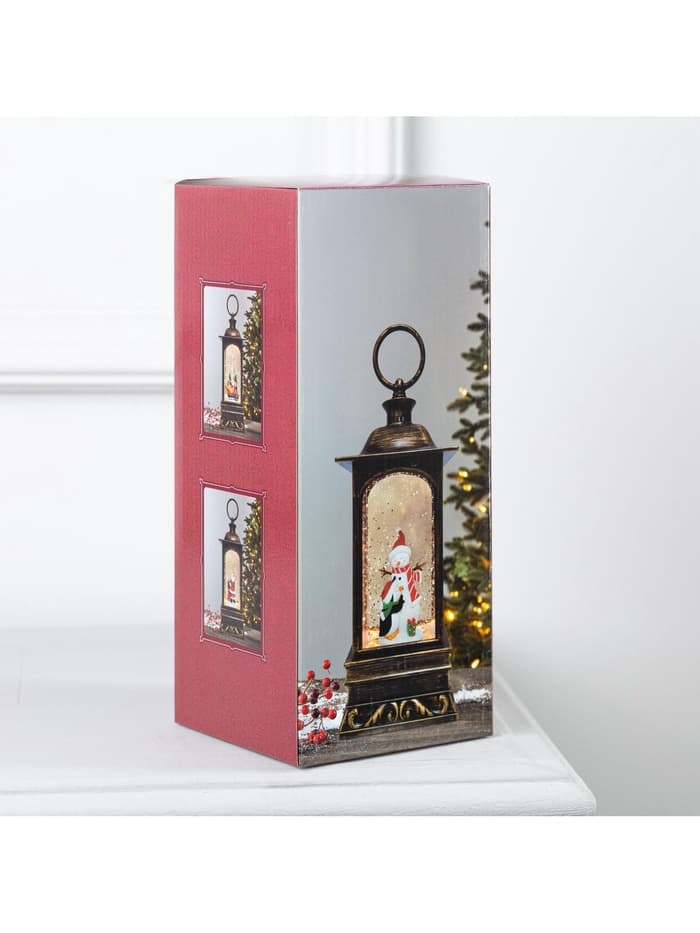 Светодиодная фигура «Дед Мороз с мешком» 9×23×9 см, пластик, батарейки ААх3 (не в комплекте), USB, свечение тёплое белое