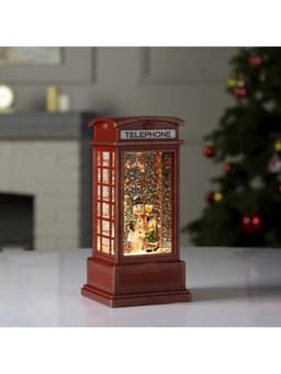 Светодиодная фигура «Девочка и снеговик» 9×20×8 см, пластик, от батареек ААх3, USB, свечение тёплое белое