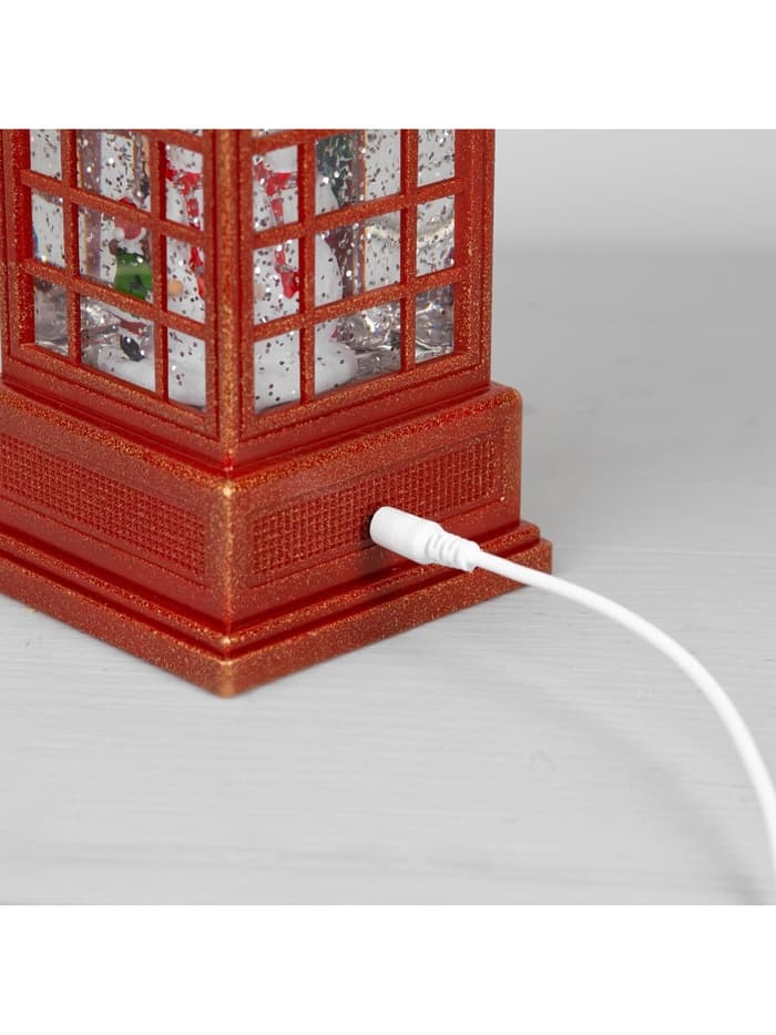 Светодиодная фигура «Девочка и снеговик» 9×20×8 см, пластик, от батареек ААх3, USB, свечение тёплое белое