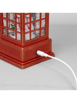 Светодиодная фигура «Девочка и снеговик» 9×20×8 см, пластик, от батареек ААх3, USB, свечение тёплое белое