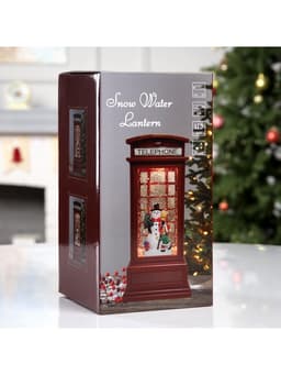 Светодиодная фигура «Девочка и снеговик» 9×20×8 см, пластик, от батареек ААх3, USB, свечение тёплое белое