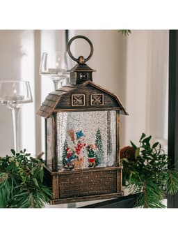 Светодиодная фигура «Дети и снеговик» 14×24×8 см, пластик, от батареек ААх3, USB, свечение тёплое белое