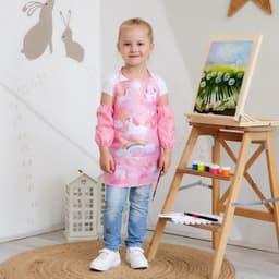 Фартук детский с нарукавниками «Этель. Единорог», 49×39 см