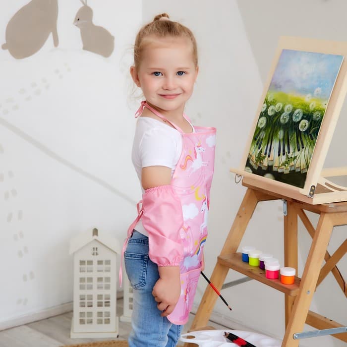 Фартук детский с нарукавниками «Этель. Единорог», 49×39 см