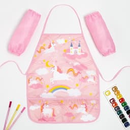 Фартук детский с нарукавниками «Этель. Единорог», 49×39 см