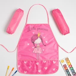 Фартук детский с нарукавниками «Этель» Cute girl, 49×39 см