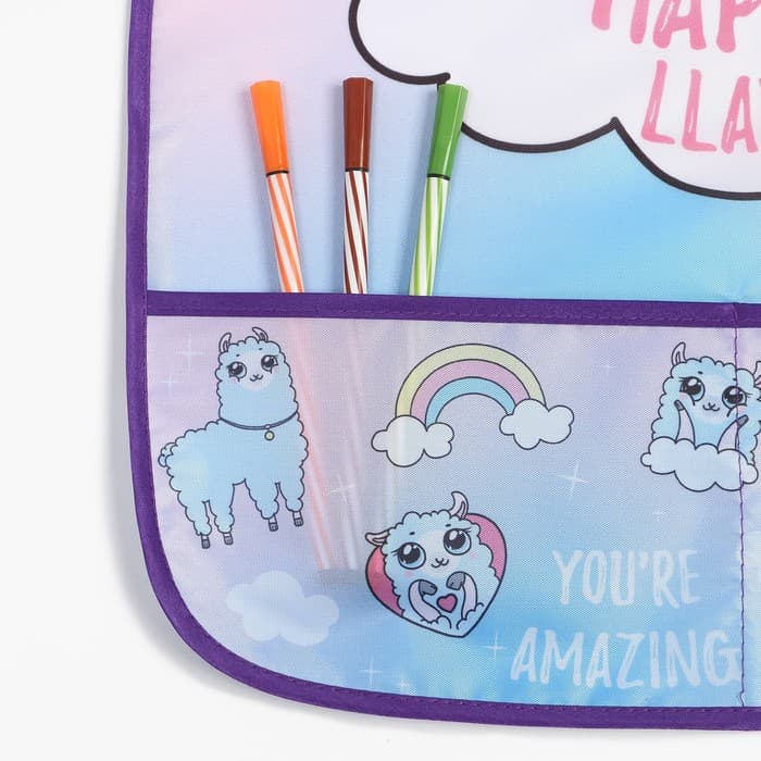 Фартук детский с нарукавниками «Этель. Лама», 49×39 см