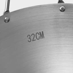 Сковорода - Вок Hanna Knövell Chief, d=32 см, с ручкой, нержавеющая сталь, хромированная