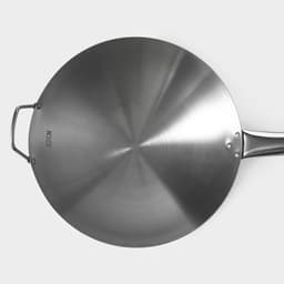 Сковорода - Вок Hanna Knövell Chief, d=32 см, с ручкой, нержавеющая сталь, хромированная