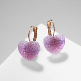 Серьги ассорти «Мармеладные сердечки», в сахаре, цвет МИКС