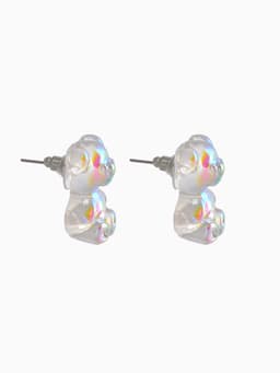 Серьги акриловые «Мармеладный мишка», разноцветные