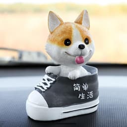 Игрушка на панель автомобиля «Собачка качающая головой» вельш-корги