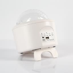 Световой прибор «Волны» 10.5 см, лазер, динамик, пульт ДУ, 5 В, свечение мульти