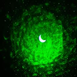 Световой прибор «Монпансье» 5 см, лазерный, 5 В, d=14 см, USB, MicroUSB, динамик, реагирует на звук, свечение мульти