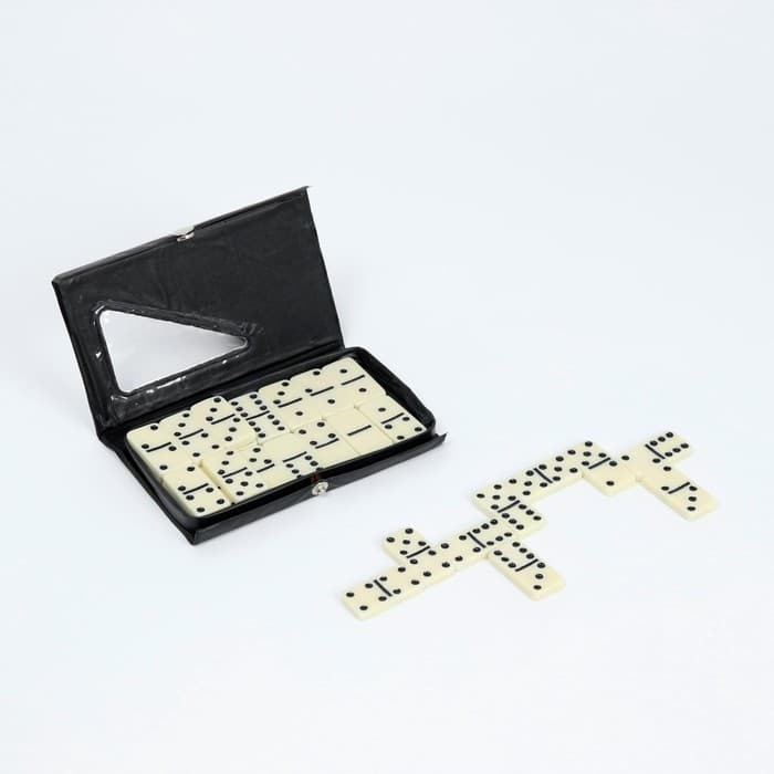 Домино классическое «Форкас», 28 шт., чёрный