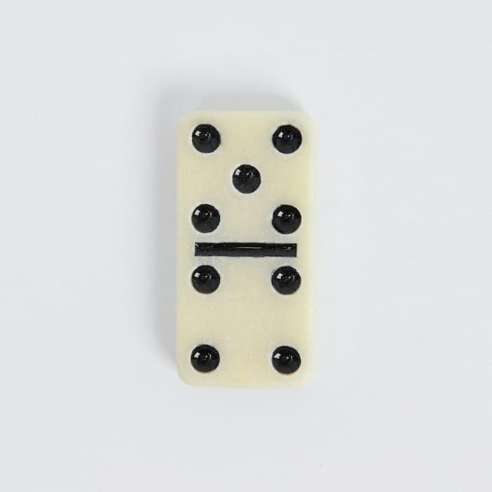 Домино классическое «Форкас», 28 шт., чёрный