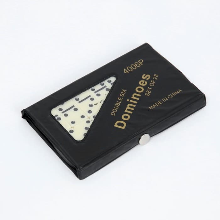Домино классическое «Форкас», 28 шт., чёрный
