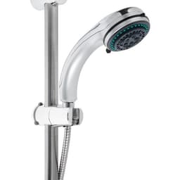 Душевая лейка 3 режима со шлангом, стойкой, мыльницей, крепеж в комплекте.