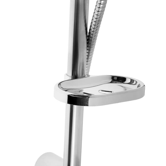 Душевая лейка 5 режимов со шлангом, стойкой, мыльницей, крепеж в комплекте.