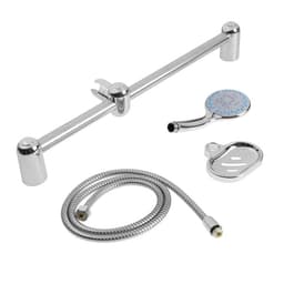 Душевая лейка 5 режимов со шлангом, стойкой, мыльницей, крепеж в комплекте.