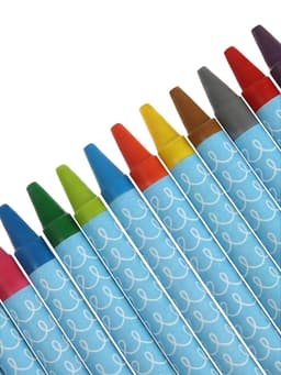 Карандаши восковые 18 цветов, 78×8 мм, Calligrata, в картонной коробке