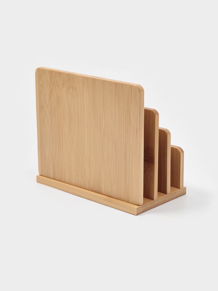 Подставка для разделочных досок и крышек Доляна, 18×10 см, 3 секции