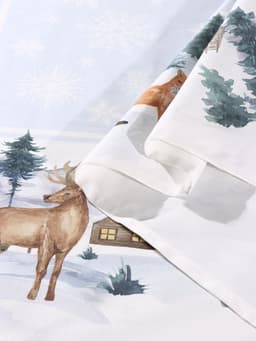Скатерть на стол с салфетками «Этель» Forest animals, скатерть 150×180±2 см с ГМВО, салфетки 40×40 см - 8 шт.