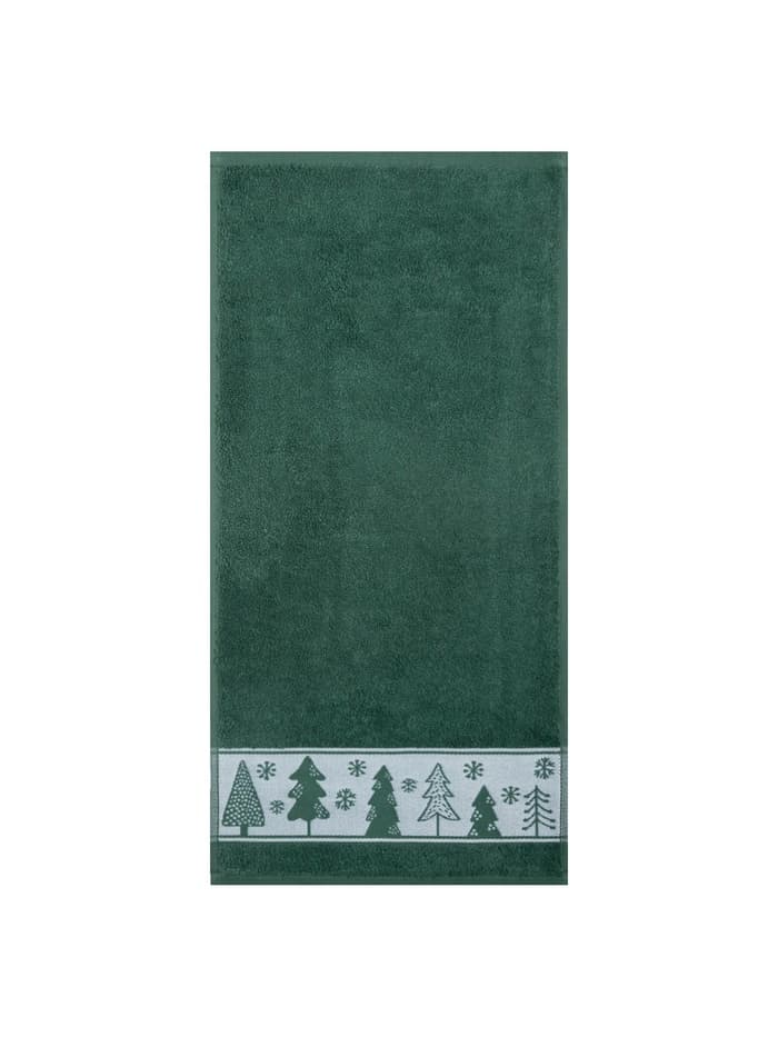 Полотенце махровое «Этель. Ёлочки», 30×60 см, хлопок 100%