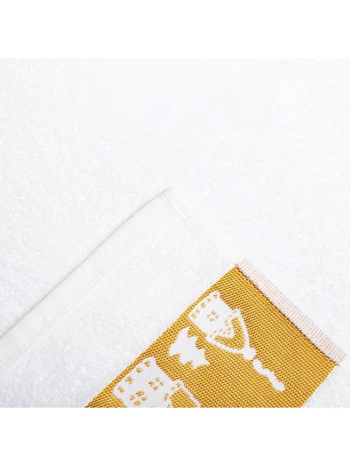 Полотенце махровое «Этель. Новый год: Домики», 50×90 см, хлопок 100%