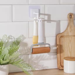 Держатель - крючок для кухонных принадлежностей Доляна Hold, пластик, белый