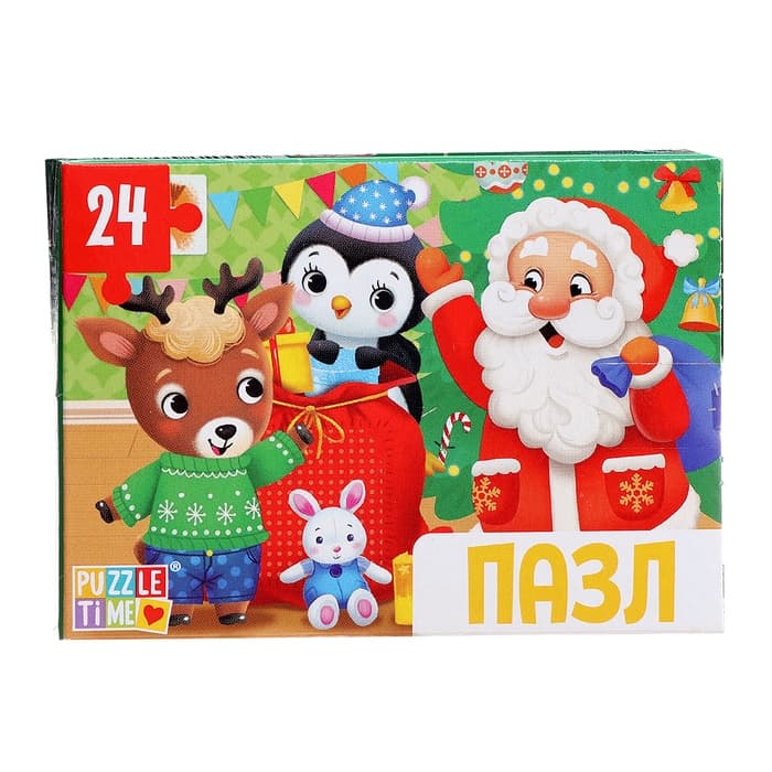 Пазл «В ожидании Нового года», 24 детали