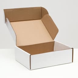 Коробка складная, белая, для подарков, хранения и отправки посылок, 27×21×9 см