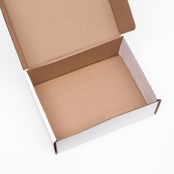 Коробка складная, белая, для подарков, хранения и отправки посылок, 27×21×9 см