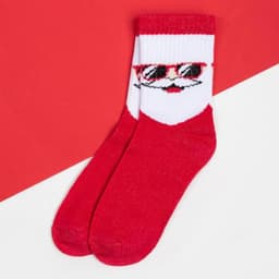 Носки детские новогодние KAFTAN «Cool Santa» р-р 14-16, красный