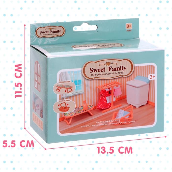 Мебель для питомцев «Прачечная», с аксессуарами, 8 предметов